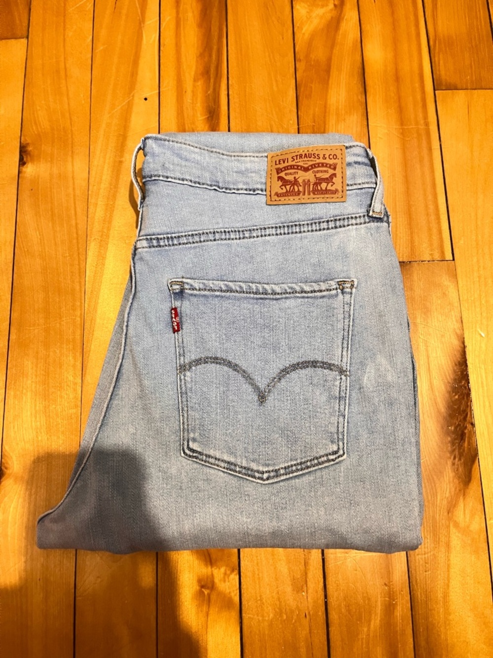 Levi's Light Blue Classic High-Rise Jeans